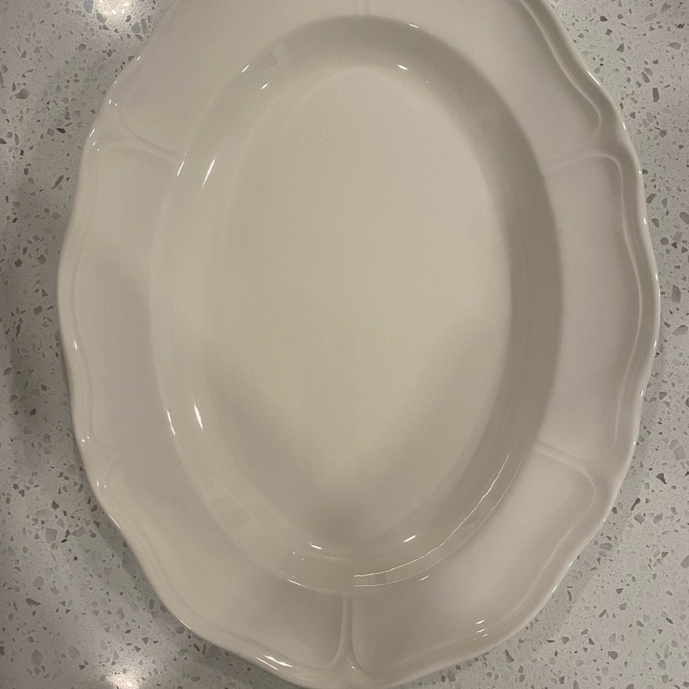 Wedgwood White Oval Serving Platter